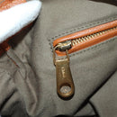 Chloe Marcie Hand Bag Leather 2way Brown Gold Auth 165276V-27