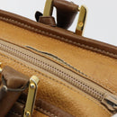 LOEWE Amazona 40 Hand Bag Leather Beige Gold Auth 165278-11