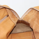 LOEWE Amazona 40 Hand Bag Leather Beige Gold Auth 165278-18