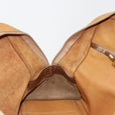 LOEWE Amazona 40 Hand Bag Leather Beige Gold Auth 165278-19