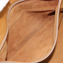 LOEWE Amazona 40 Hand Bag Leather Beige Gold Auth 165278-21