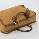 LOEWE Amazona 40 Hand Bag Leather Beige Gold Auth 165278-6