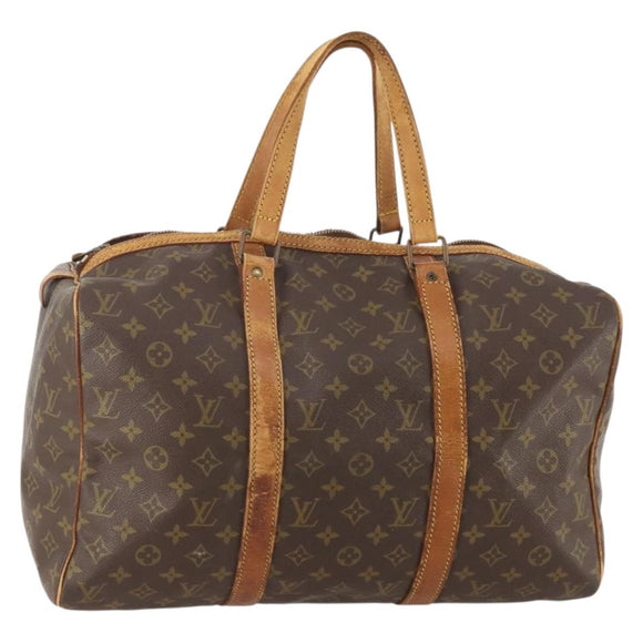 LOUIS VUITTON Monogram Sac Souple 45 Boston Bag M41624 LV Auth 165284