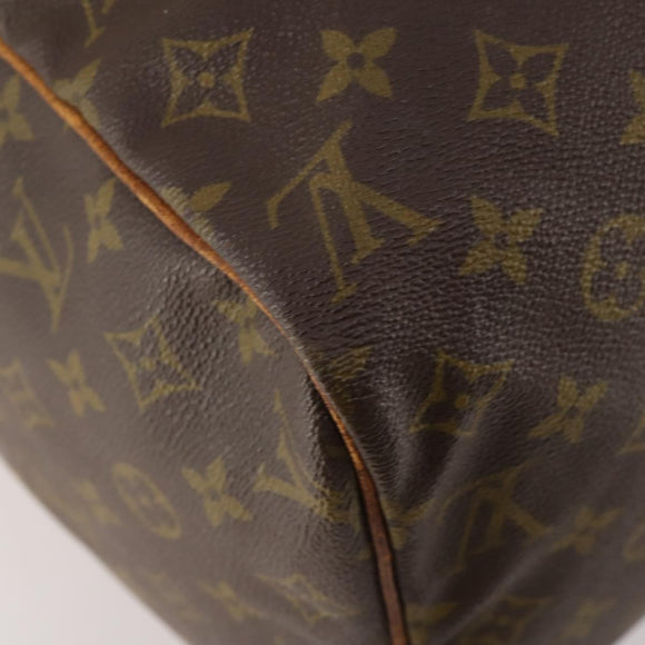 LOUIS VUITTON Monogram Sac Souple 45 Boston Bag M41624 LV Auth 165284