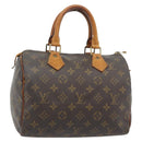 LOUIS VUITTON Monogram Speedy 25 Hand Bag M41528 LV Auth 165287-1