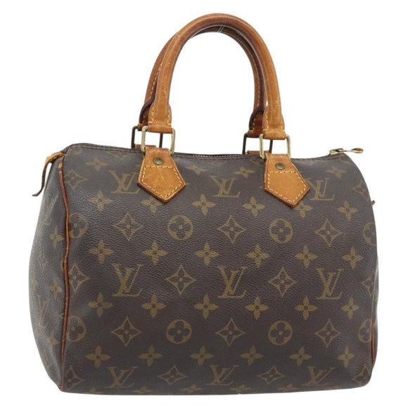 LOUIS VUITTON Monogram Speedy 25 Hand Bag M41528 LV Auth 165287
