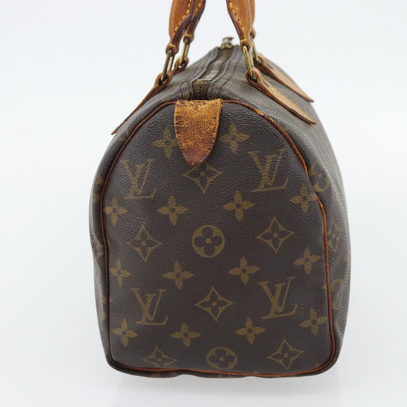 LOUIS VUITTON Monogram Speedy 25 Hand Bag M41528 LV Auth 165287