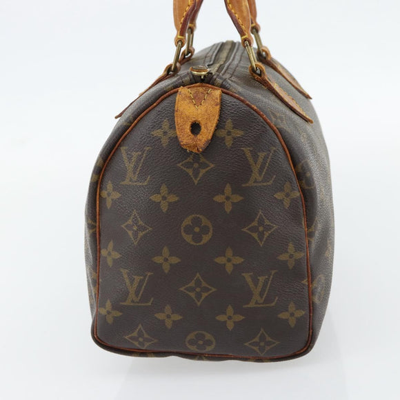 LOUIS VUITTON Monogram Speedy 25 Hand Bag M41528 LV Auth 165287