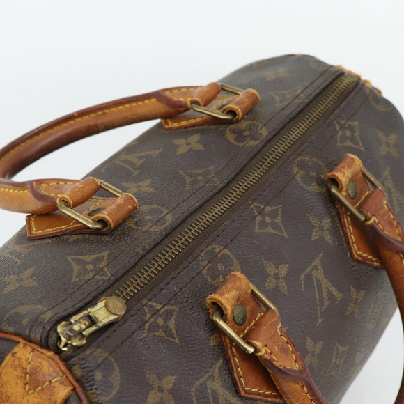 LOUIS VUITTON Monogram Speedy 25 Hand Bag M41528 LV Auth 165287