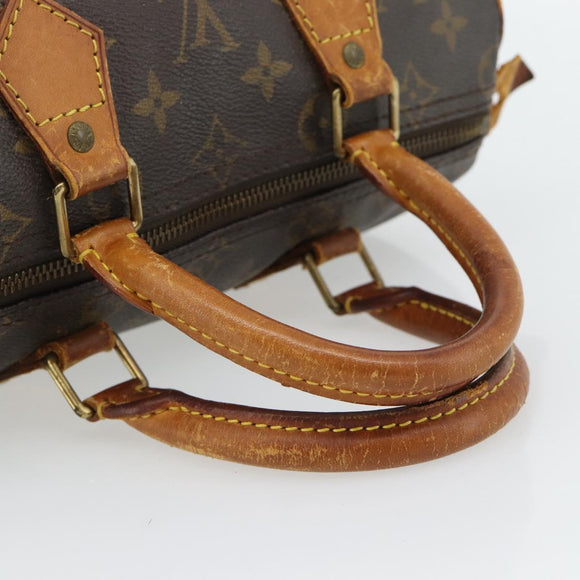 LOUIS VUITTON Monogram Speedy 25 Hand Bag M41528 LV Auth 165287