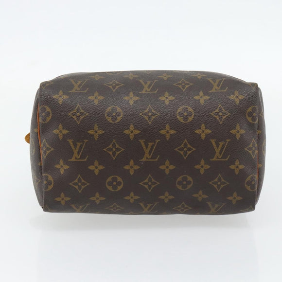 LOUIS VUITTON Monogram Speedy 25 Hand Bag M41528 LV Auth 165287