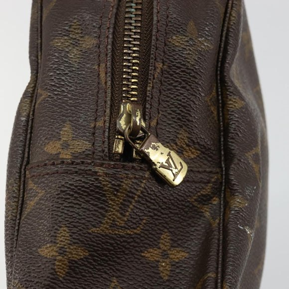 LOUIS VUITTON Monogram Trousse Toilette 28 Clutch Bag M47522 LV Auth 165290