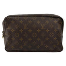LOUIS VUITTON Monogram Trousse Toilette 28 Clutch Bag M47522 LV Auth 165290-13