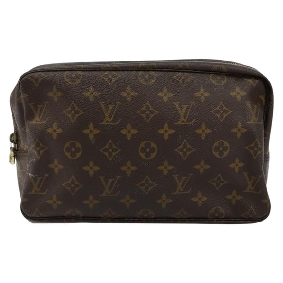LOUIS VUITTON Monogram Trousse Toilette 28 Clutch Bag M47522 LV Auth 165290