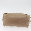 BALENCIAGA The City Hand Bag Leather 2way Beige 235216 Auth 165294A-5