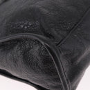 BALENCIAGA Classic Mini City Hand Bag Leather 2way Black 115748 Auth 165295SAM-14