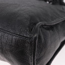 BALENCIAGA Classic Mini City Hand Bag Leather 2way Black 115748 Auth 165295SAM-15