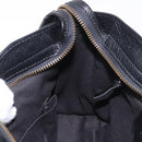 BALENCIAGA Classic Mini City Hand Bag Leather 2way Black 115748 Auth 165295SAM-21