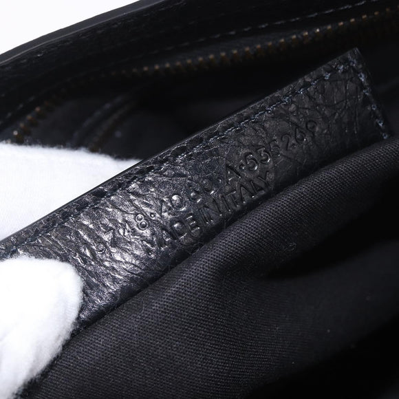 BALENCIAGA Classic Mini City Hand Bag Leather 2way Black 115748 Auth 165295SAM