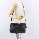 BALENCIAGA Classic Mini City Hand Bag Leather 2way Black 115748 Auth 165295SAM-27