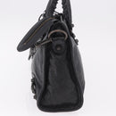 BALENCIAGA Classic Mini City Hand Bag Leather 2way Black 115748 Auth 165295SAM-4