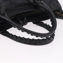 BALENCIAGA Classic Mini City Hand Bag Leather 2way Black 115748 Auth 165295SAM-7