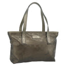 GUCCI GG Implementatie Tote Bag PVC Goud 211138 Auth 165296-1