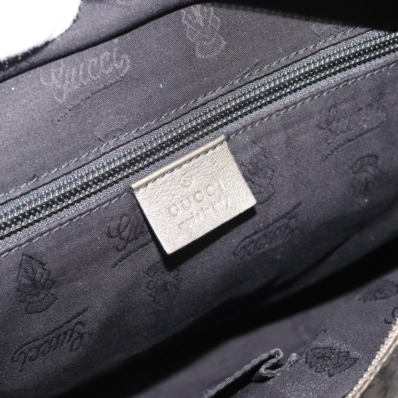 GUCCI GG Implementatie Tote Bag PVC Goud 211138 Auth 165296