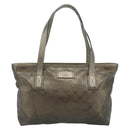 GUCCI GG Implementatie Tote Bag PVC Goud 211138 Auth 165296-13