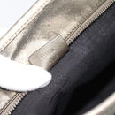 GUCCI GG Implementatie Tote Bag PVC Goud 211138 Auth 165296-12
