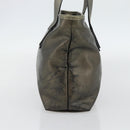 GUCCI GG Implementatie Tote Bag PVC Goud 211138 Auth 165296-4
