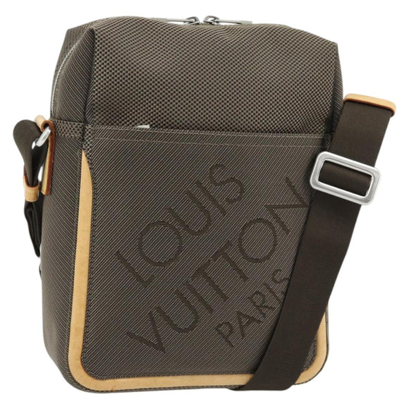 LOUIS VUITTON Damier Geant Sitadan NM Shoulder Bag Brown Tail M93224 Auth 165297
