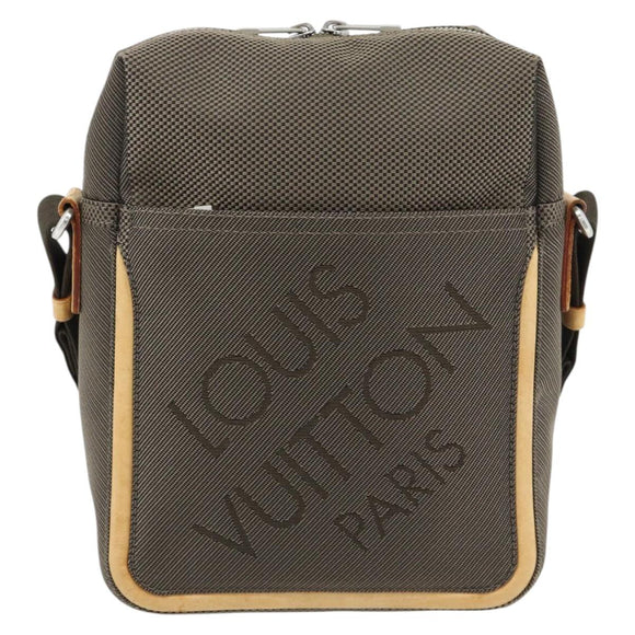 LOUIS VUITTON Damier Geant Sitadan NM Shoulder Bag Brown Tail M93224 Auth 165297