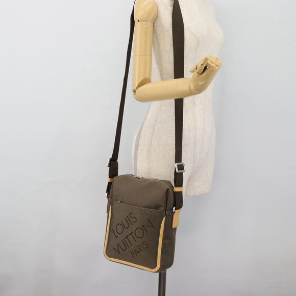 LOUIS VUITTON Damier Geant Sitadan NM Shoulder Bag Brown Tail M93224 Auth 165297