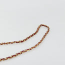 CHANEL Matelasse Chain Shoulder Bag Lamb Skin Red Gold CC Auth 165299A-14