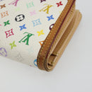 LOUIS VUITTON Multicolor Portefeuille Viennois Wallet White M92987 Auth 165302-15