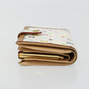 LOUIS VUITTON Multicolor Portefeuille Viennois Wallet White M92987 Auth 165302-4