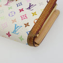 LOUIS VUITTON Multicolor Portefeuille Viennois Wallet White M92987 Auth 165302-7