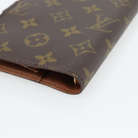 LOUIS VUITTON Monogram Agenda PM Day Planner Cover R20005 LV Auth 165305