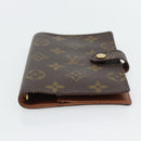 LOUIS VUITTON Monogram Agenda PM Day Planner Cover R20005 LV Auth 165305-7