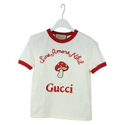 GUCCI T Shirt Cotton XXS White Auth 165306V