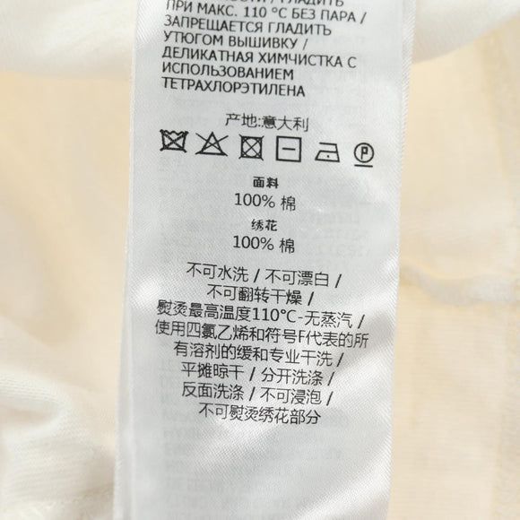 GUCCI T Shirt Cotton XXS White Auth 165306V