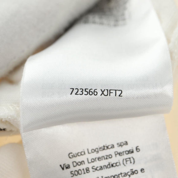 GUCCI T Shirt Cotton XXS White Auth 165306V