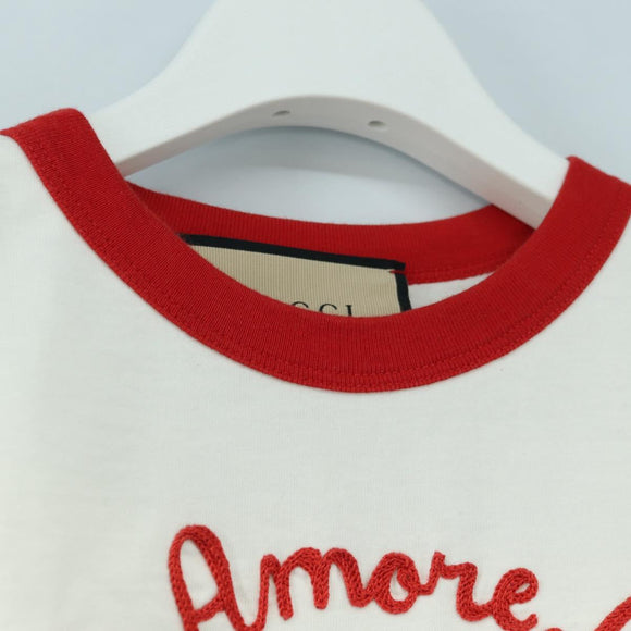 GUCCI T Shirt Cotton XXS White Auth 165306V