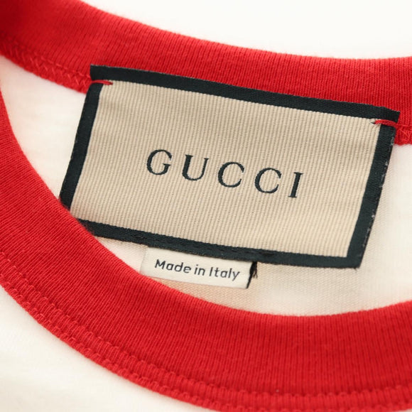 GUCCI T Shirt Cotton XXS White Auth 165306V