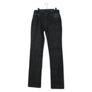 LOUIS VUITTON Broek Denim Zwart Meerkleurig LV Auth 165311V-1