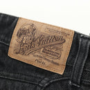 LOUIS VUITTON Broek Denim Zwart Meerkleurig LV Auth 165311V-11