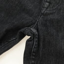 LOUIS VUITTON Broek Denim Zwart Meerkleurig LV Auth 165311V-6
