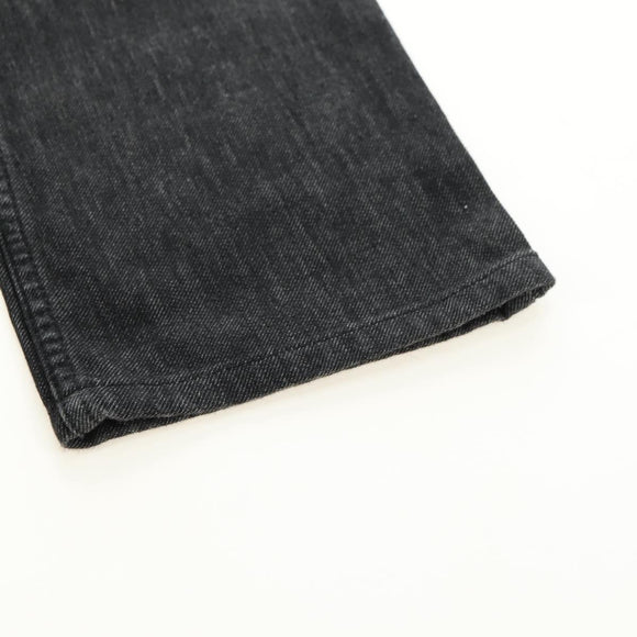 LOUIS VUITTON Broek Denim Zwart Meerkleurig LV Auth 165311V