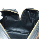 CELINE Macadam Canvas Hand Bag PVC Leather 2way Black Gold Auth 165352A-23